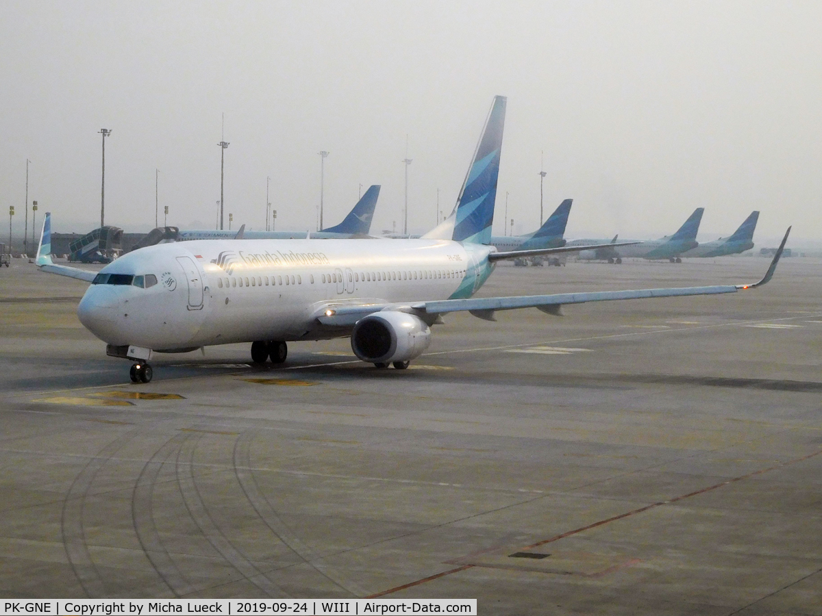 PK-GNE, 2014 Boeing 737-8U3 C/N 39936, At Jakarta