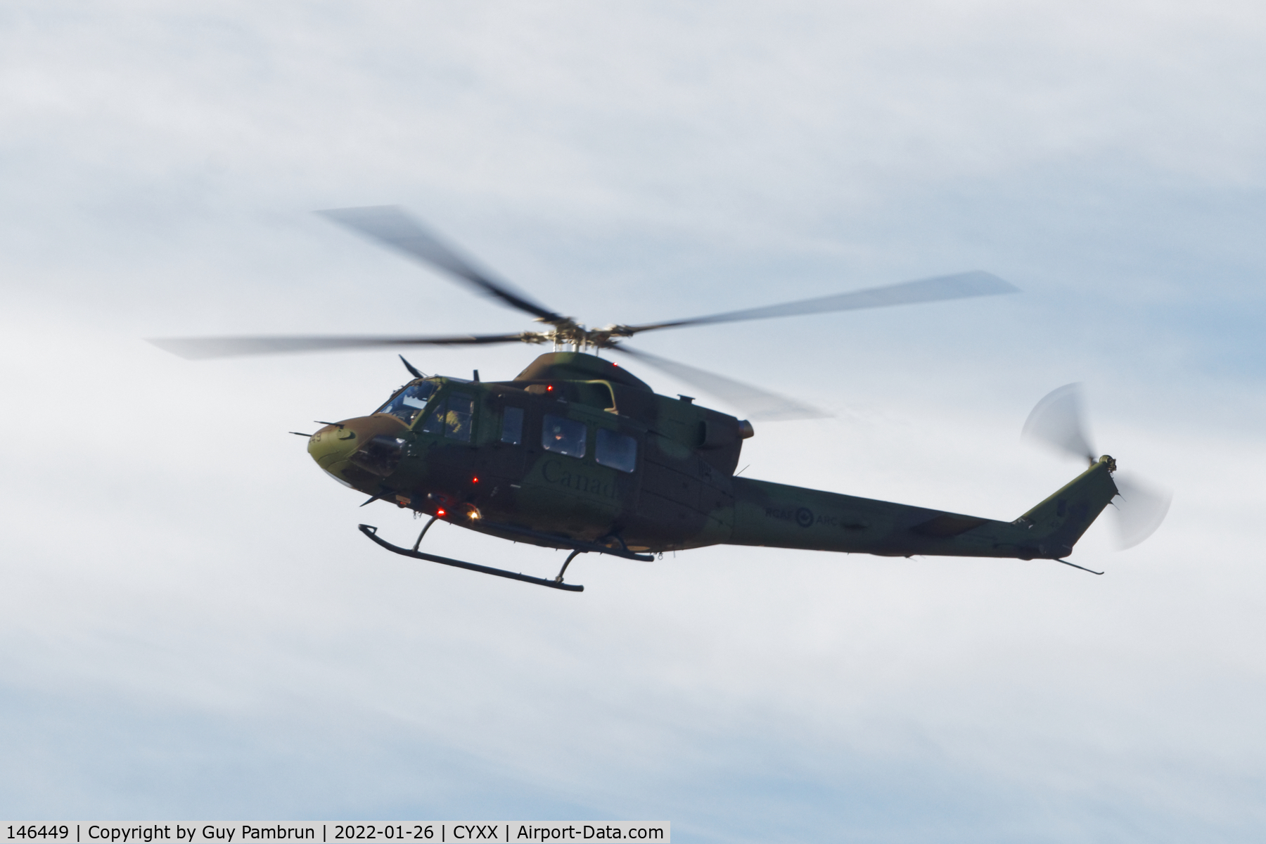 146449, 1996 Bell CH-146 Griffon C/N 46449, Inbound