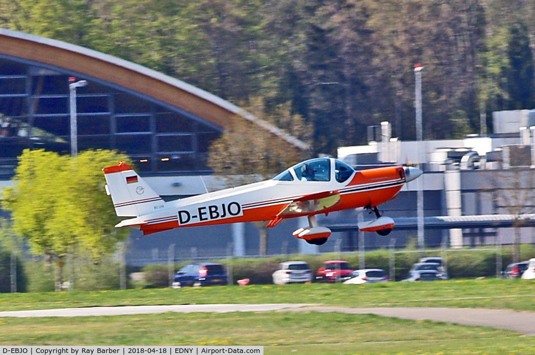 D-EBJO, 1971 Bolkow Bo-209 Monsun 150FF C/N 155, D-EBJO   Bolkow Bo.209B Monsun 150FF [155] Friedrichshafen~D 18/04/2018
