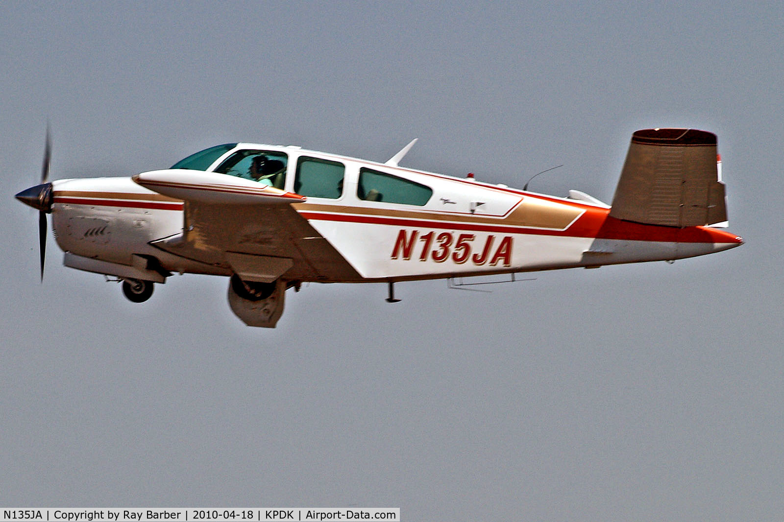 N135JA, 1967 Beech V35 Bonanza C/N D-8478, N135JA   Beech V35 Bonanza [D-8478] Atlanta DeKalb-Peachtree~N 18/04/2010