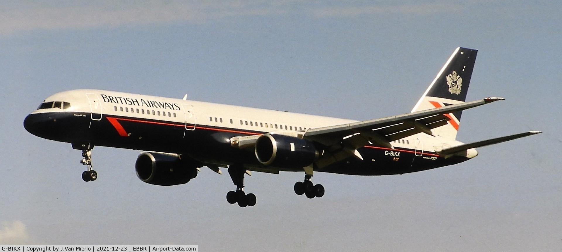 G-BIKX, 1986 Boeing 757-236/SF C/N 23493, Slide scan