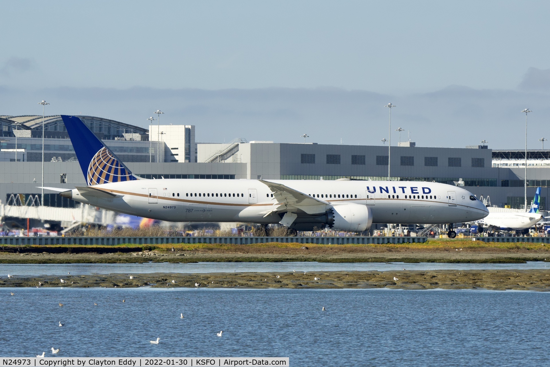 N24973, 2018 Boeing 787-9 Dreamliner Dreamliner C/N 40941, SFO 2022.