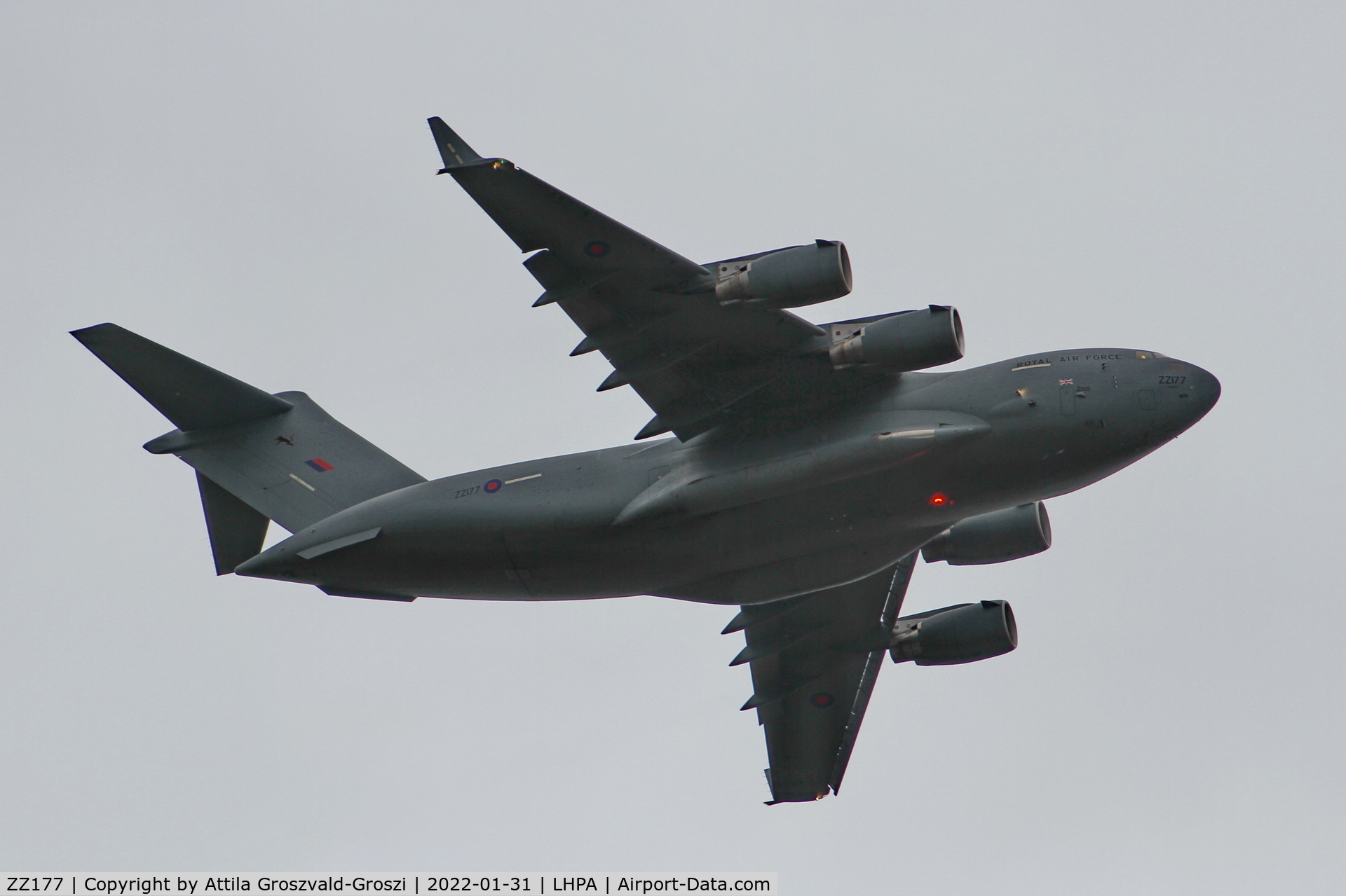 ZZ177, 2010 Boeing C-17A Globemaster III C/N F-227, LHPA - Pápa Air Base, Hungary