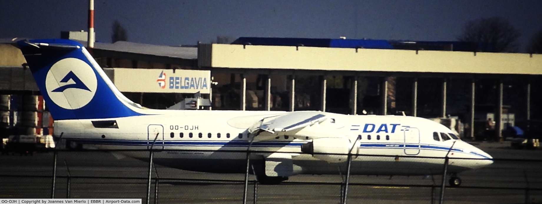 OO-DJH, 1990 British Aerospace BAe.146-200 C/N E2172, Slide scan