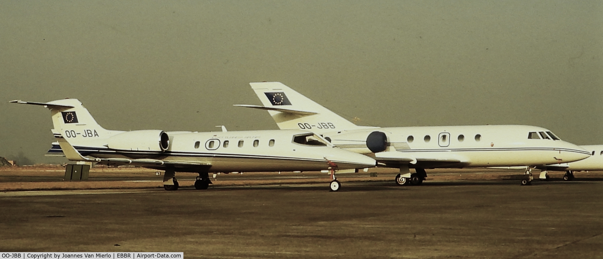 OO-JBB, 1967 Dassault Falcon (Mystere) 20-5 C/N 116, Slide scan