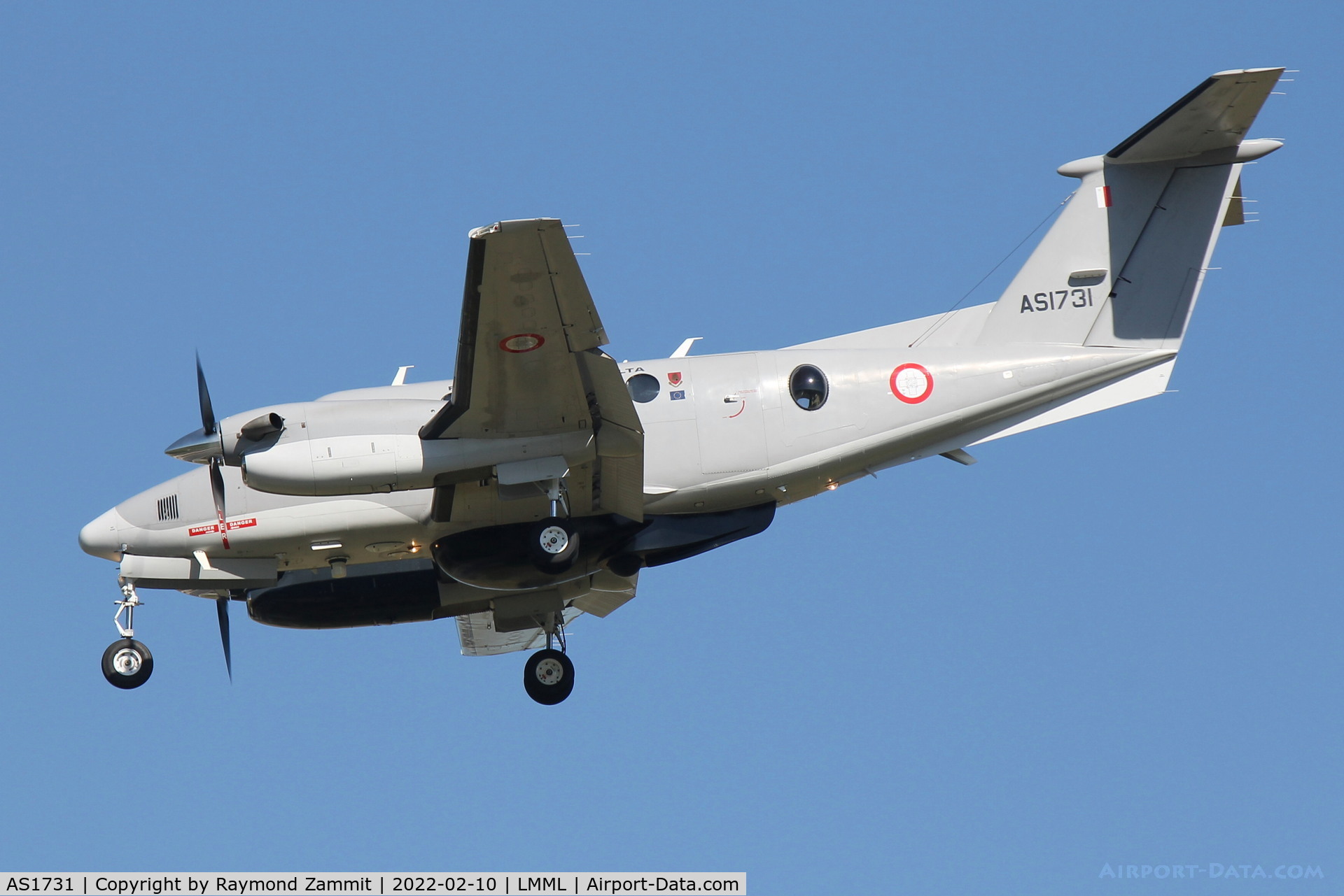 AS1731, 2015 Beechcraft B200GT C/N BY-249, Beechcraft B2900GT AS1731 Armed Forces of Malta