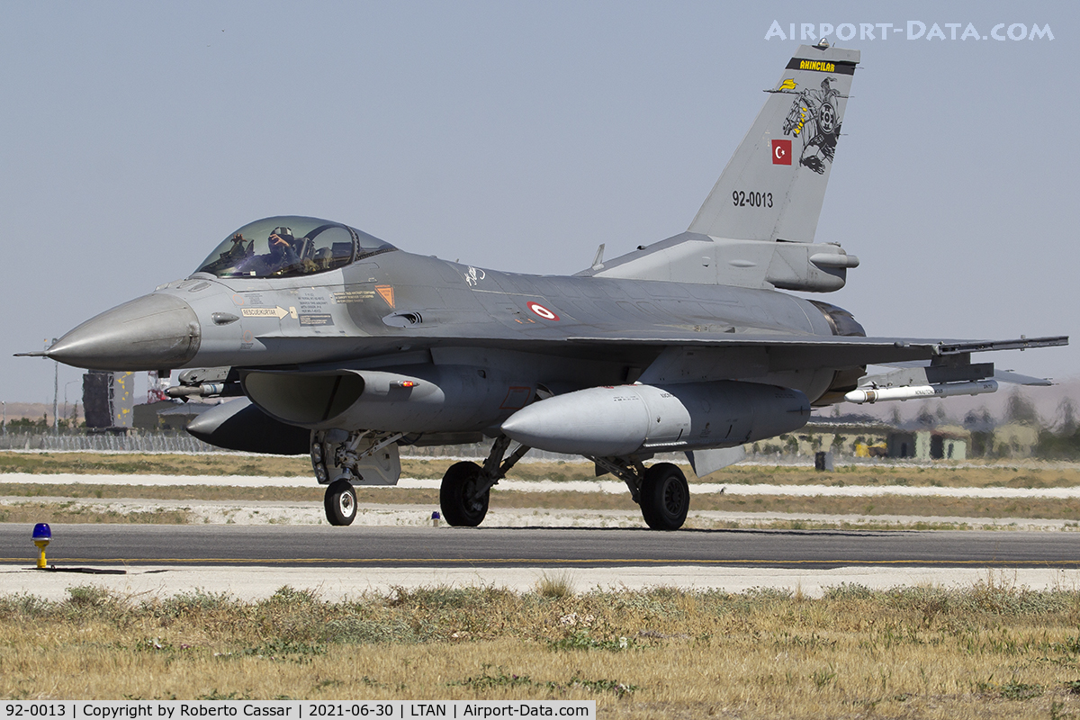 92-0013, TAI (Turkish Aerospace Industries) F-16C Fighting Falcon C/N 4R-114, Anatolian Eagle 2021