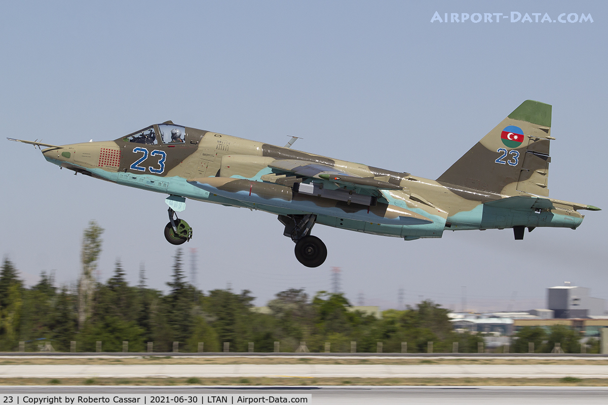 23, Sukhoi Su-25 C/N 0000, Anatolian Eagle 2021