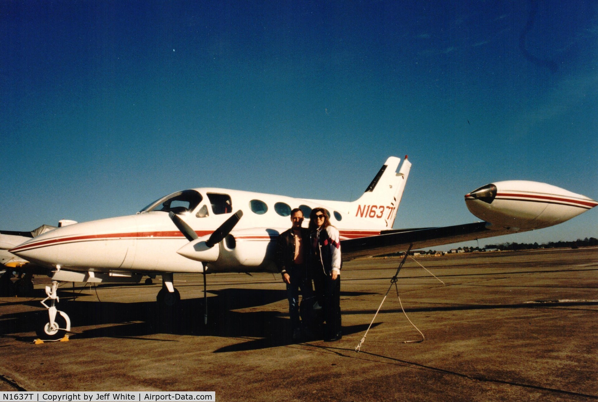 N1637T, 1973 Cessna 414 Chancellor C/N 414-0417, Great company plane