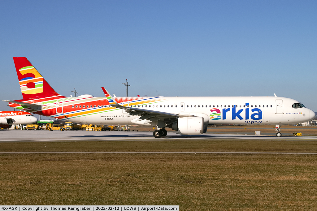4X-AGK, 2018 Airbus A321-251NX C/N 8567, Arkia Airbus A321Neo