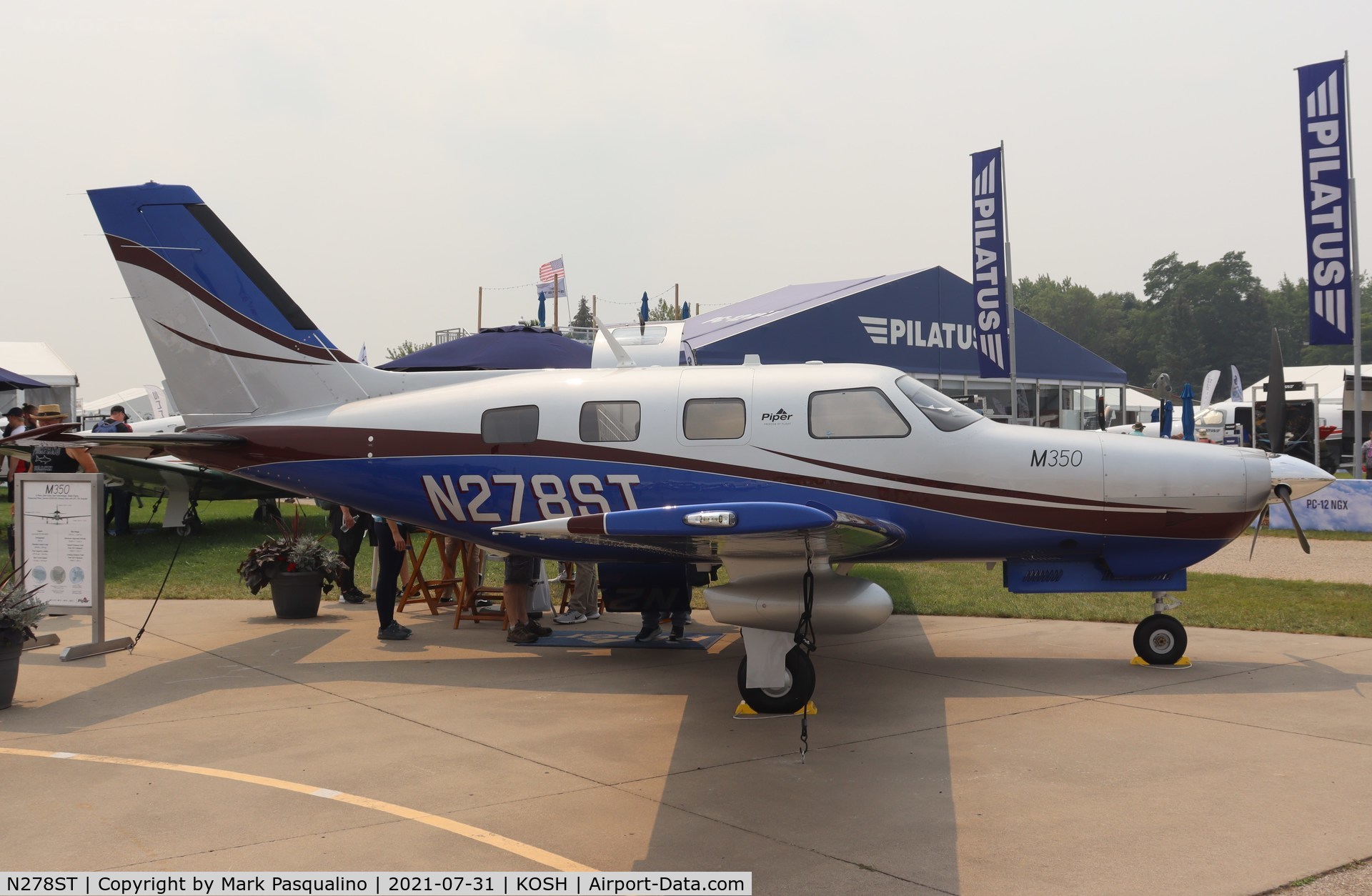 N278ST, 2021 Piper PA-46-350P Malibu Mirage C/N 4636782, Piper PA-46-350R