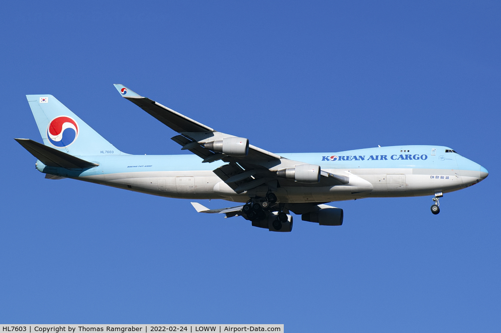 HL7603, 2005 Boeing 747-4B5F/ER/SCD C/N 34302, Korean Air Cargo Boeing 747-4B5F(ER/SCD)