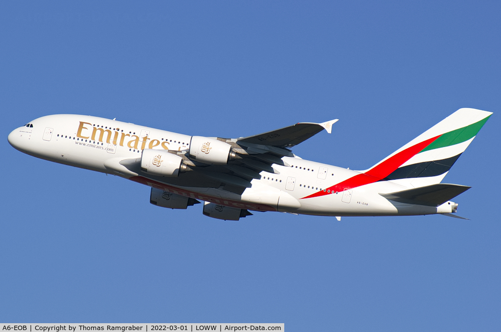 A6-EOB, 2014 Airbus A380-861 C/N 164, Emirates Airbus A380