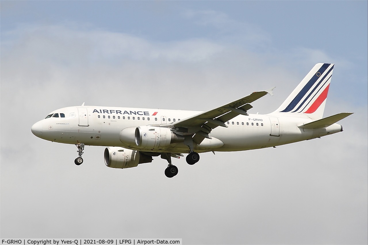 F-GRHO, 2000 Airbus A319-111 C/N 1271, Airbus A319-111, On final rwy26L, Roissy Charles De Gaulle airport (LFPG-CDG)