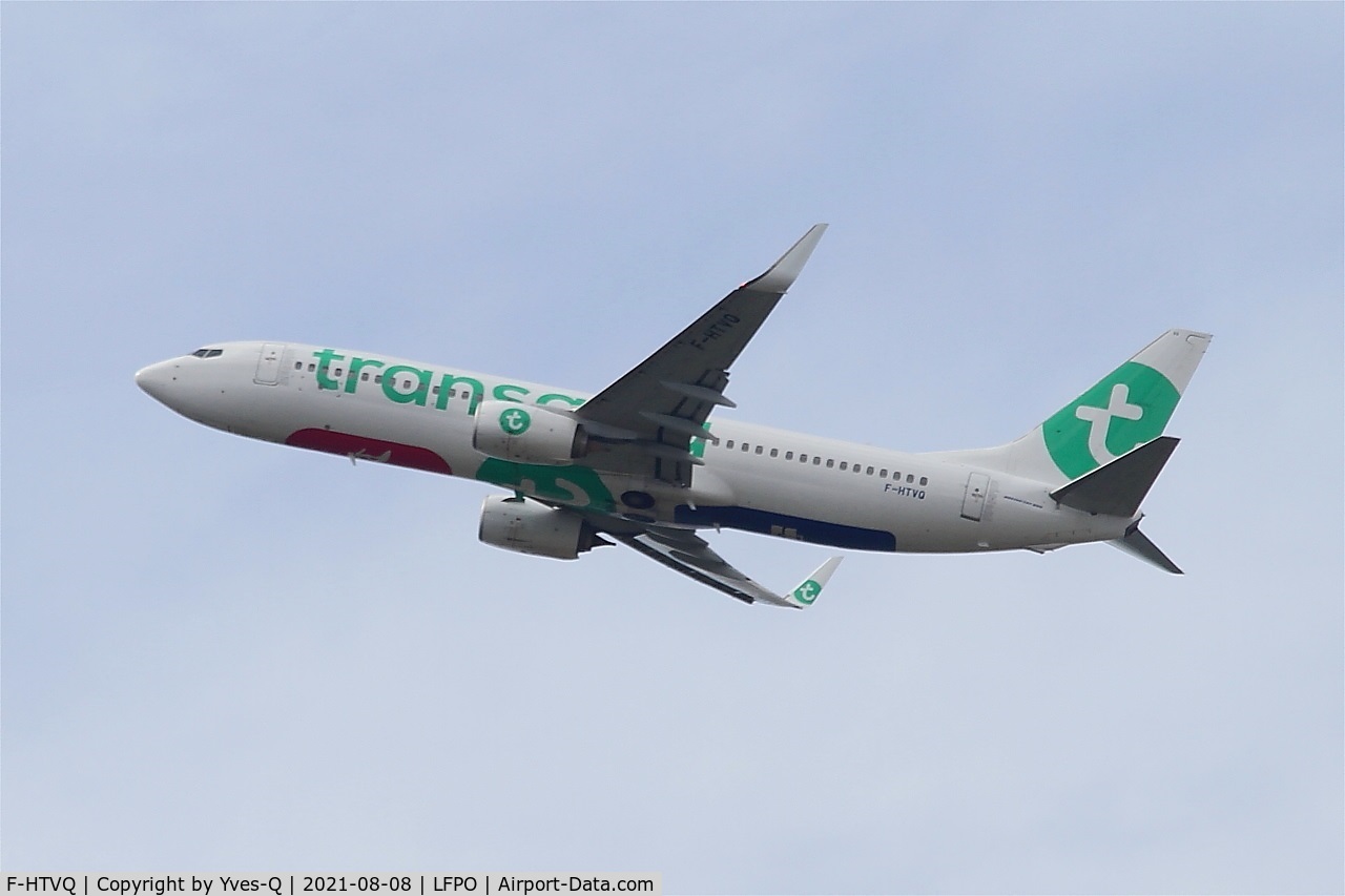 F-HTVQ, 2013 Boeing 737-8AL C/N 39068, Boeing 737-8AL, Climbing from rwy 24, Paris Orly airport (LFPO-ORY)