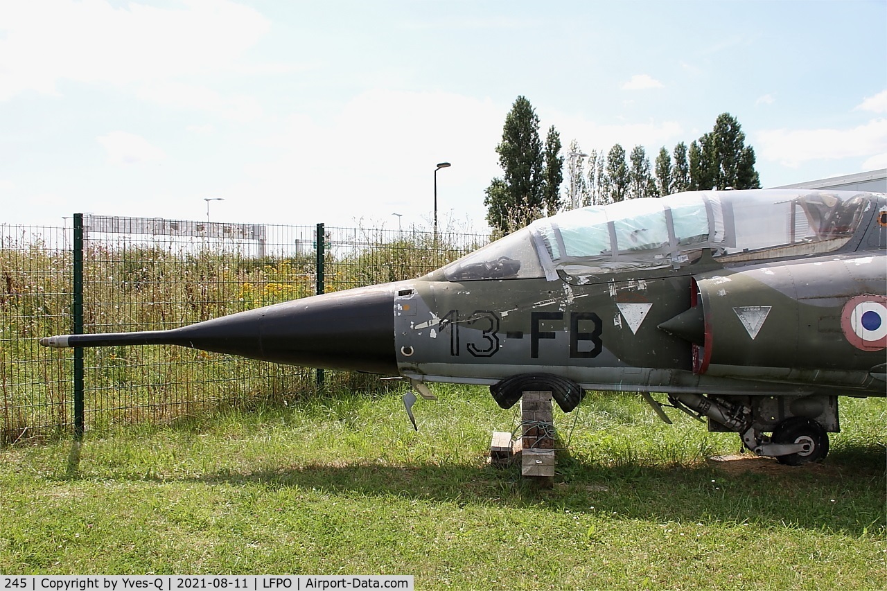 245, Dassault Mirage IIIB-2(RV) C/N 245, Dassault Mirage IIIB-2(RV), Awaiting restoration, Delta Athis Museum, Paray near Paris-Orly Airport