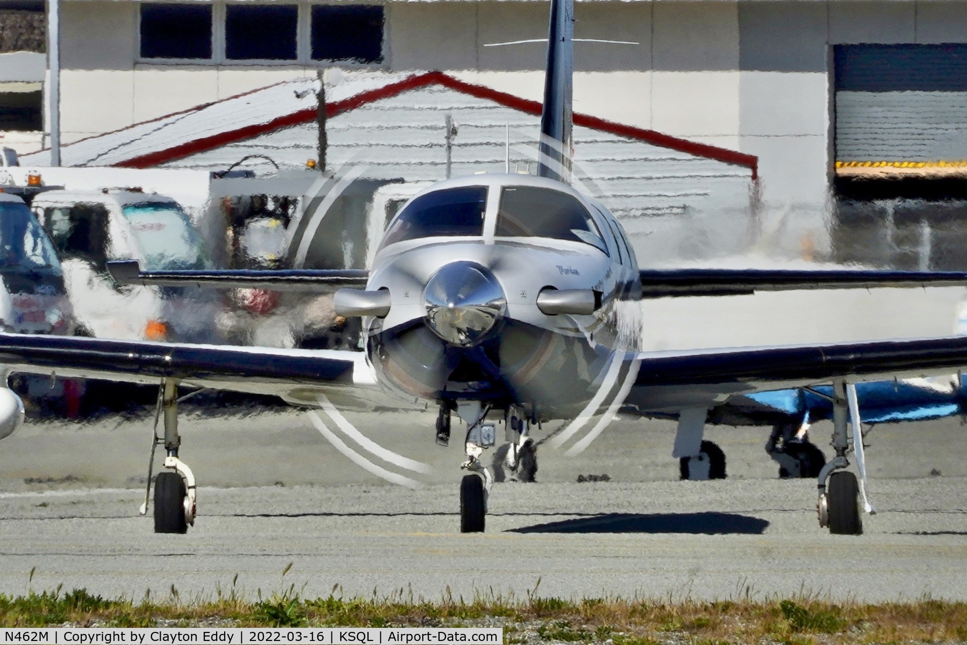 N462M, 2011 Piper PA-46-500TP C/N 46-97462, San Carlos Airport in California 2022.