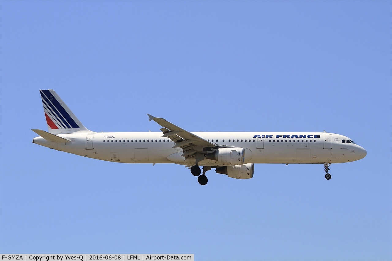 F-GMZA, 1994 Airbus A321-111 C/N 498, Airbus A321-111, On final Rwy 31R, Marseille-Provence Airport (LFML-MRS)