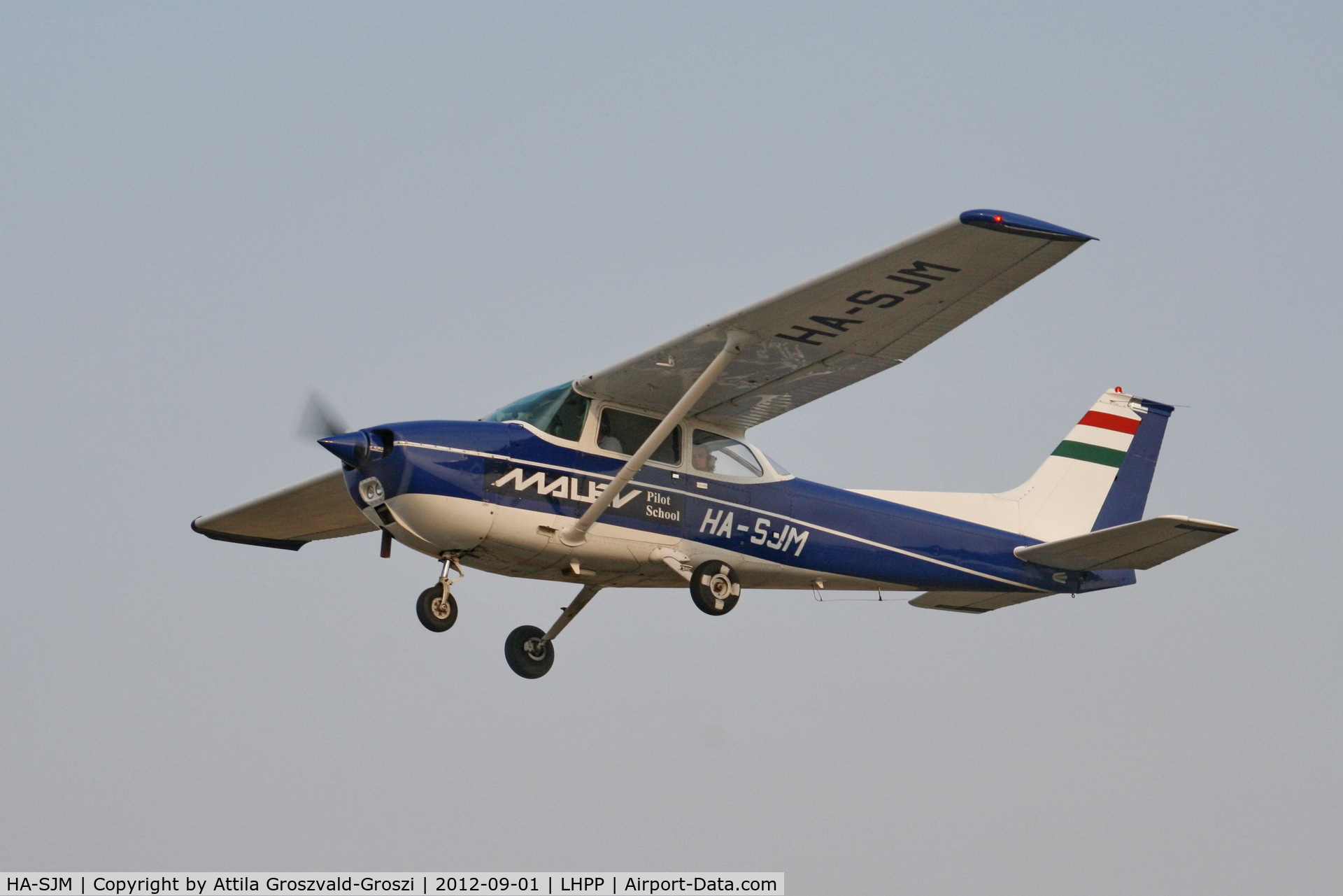 HA-SJM, Cessna 172M C/N 17261908, LHPP - Pécs-Pogány Airport, Hungary
