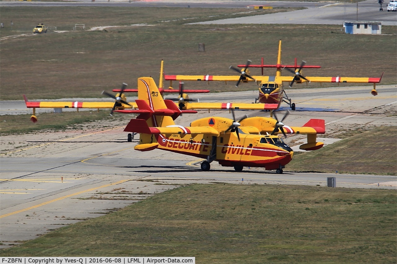 F-ZBFN, 1995 Canadair CL-215-6B11 CL-415 C/N 2006, Canadair CL-415, Taxiing, Marseille-Provence Airport (LFML-MRS)