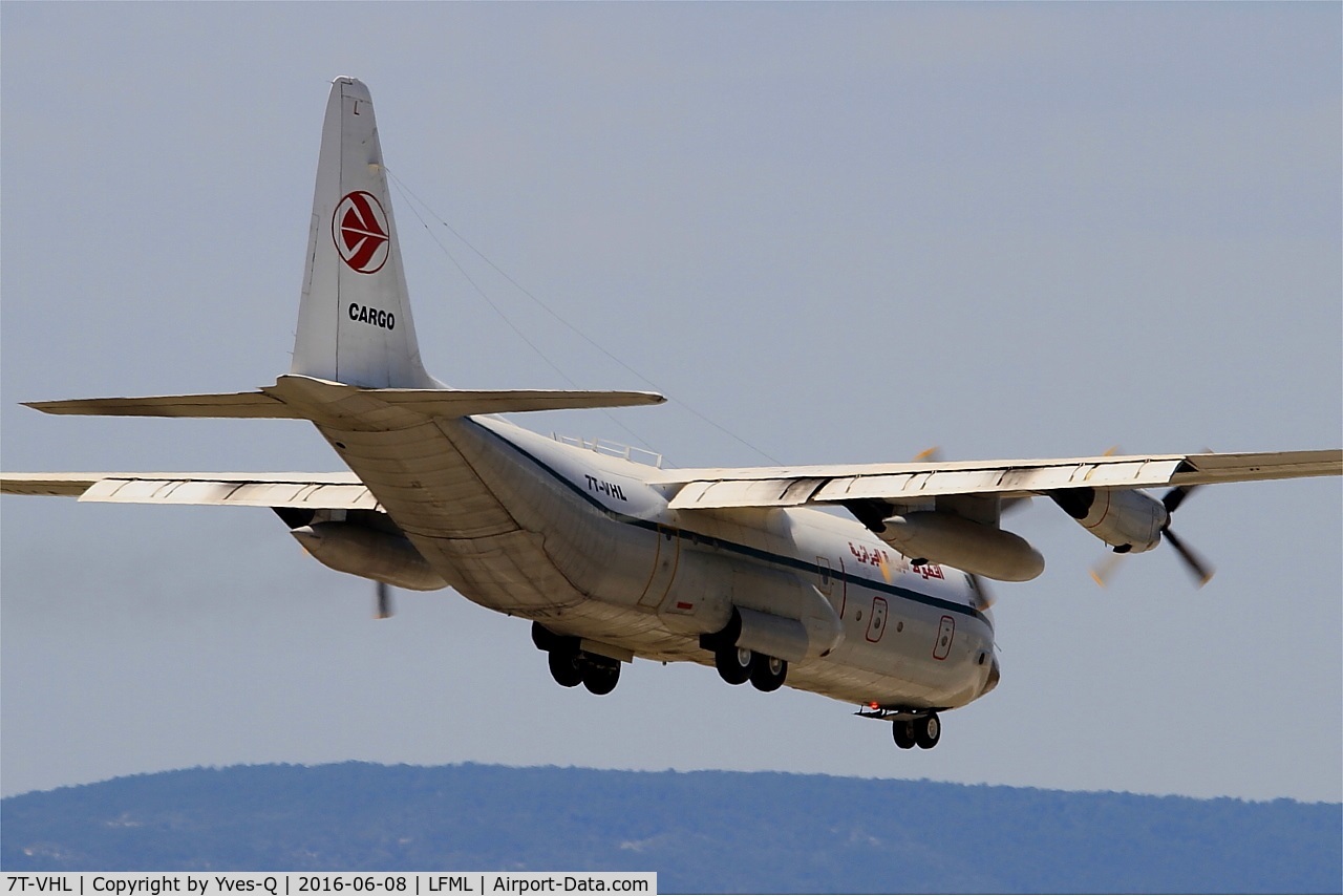 7T-VHL, 1981 Lockheed L-100-30 Hercules (L-382G) C/N 382-4886, Lockheed L-100-30 Hercules, On final rwy 31R, Marseille-Provence Airport (LFML-MRS)