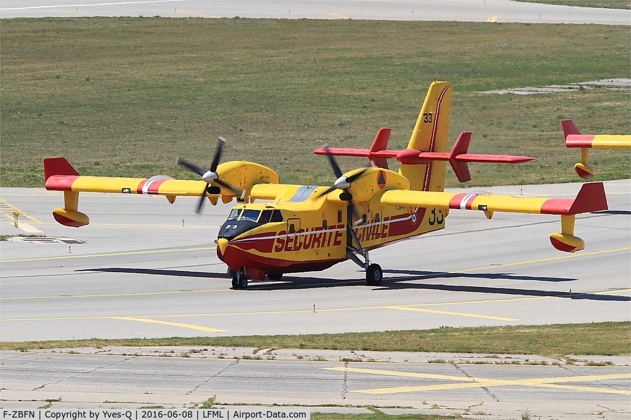 F-ZBFN, 1995 Canadair CL-215-6B11 CL-415 C/N 2006, Canadair CL-415, Taxiing, Marseille-Provence Airport (LFML-MRS)