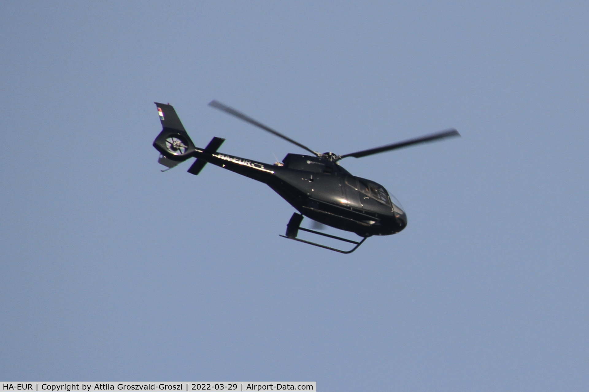 HA-EUR, 2000 Eurocopter EC-120B Colibri C/N 1095, In the airspace of Budapest, Hungary