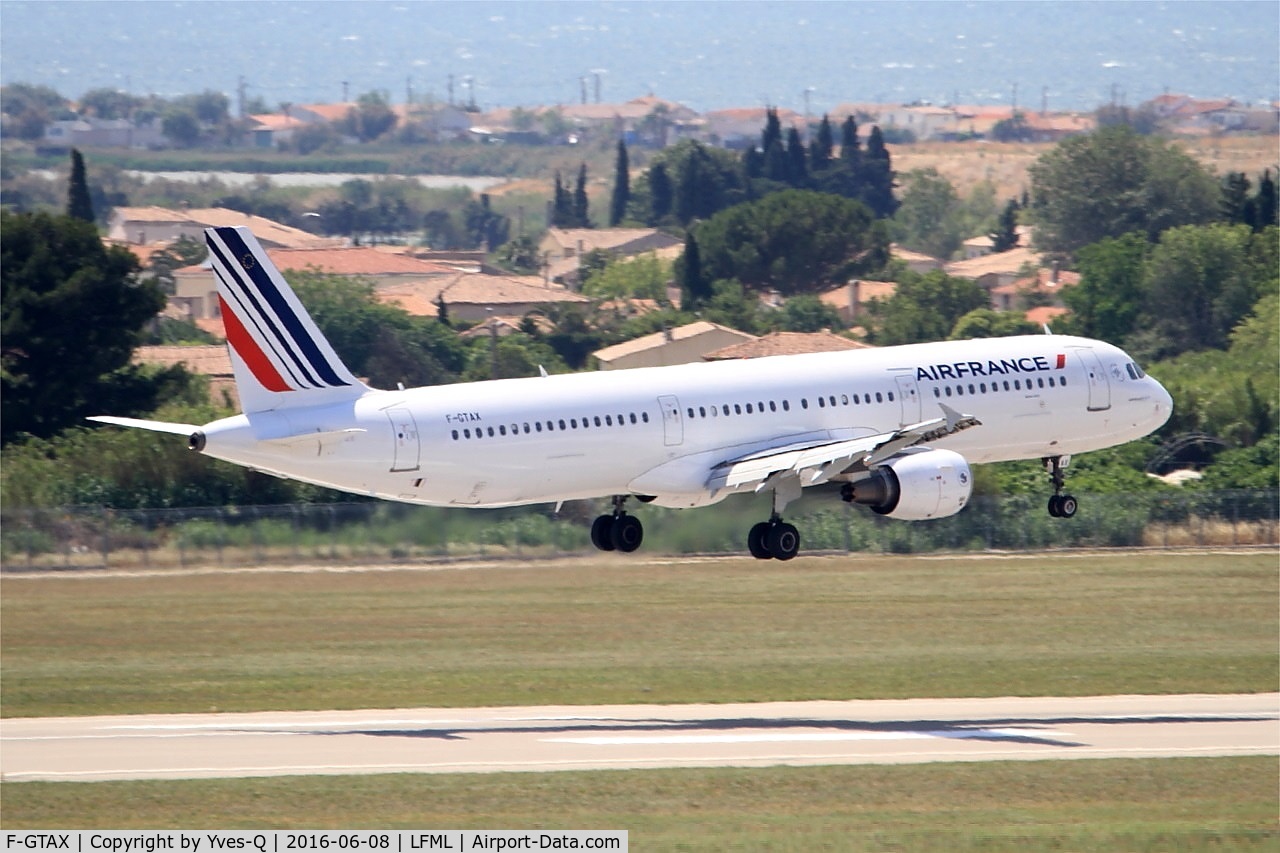 F-GTAX, 2009 Airbus A321-212 C/N 3930, Airbus A321-212, On final Rwy 31R, Marseille-Provence Airport (LFML-MRS)