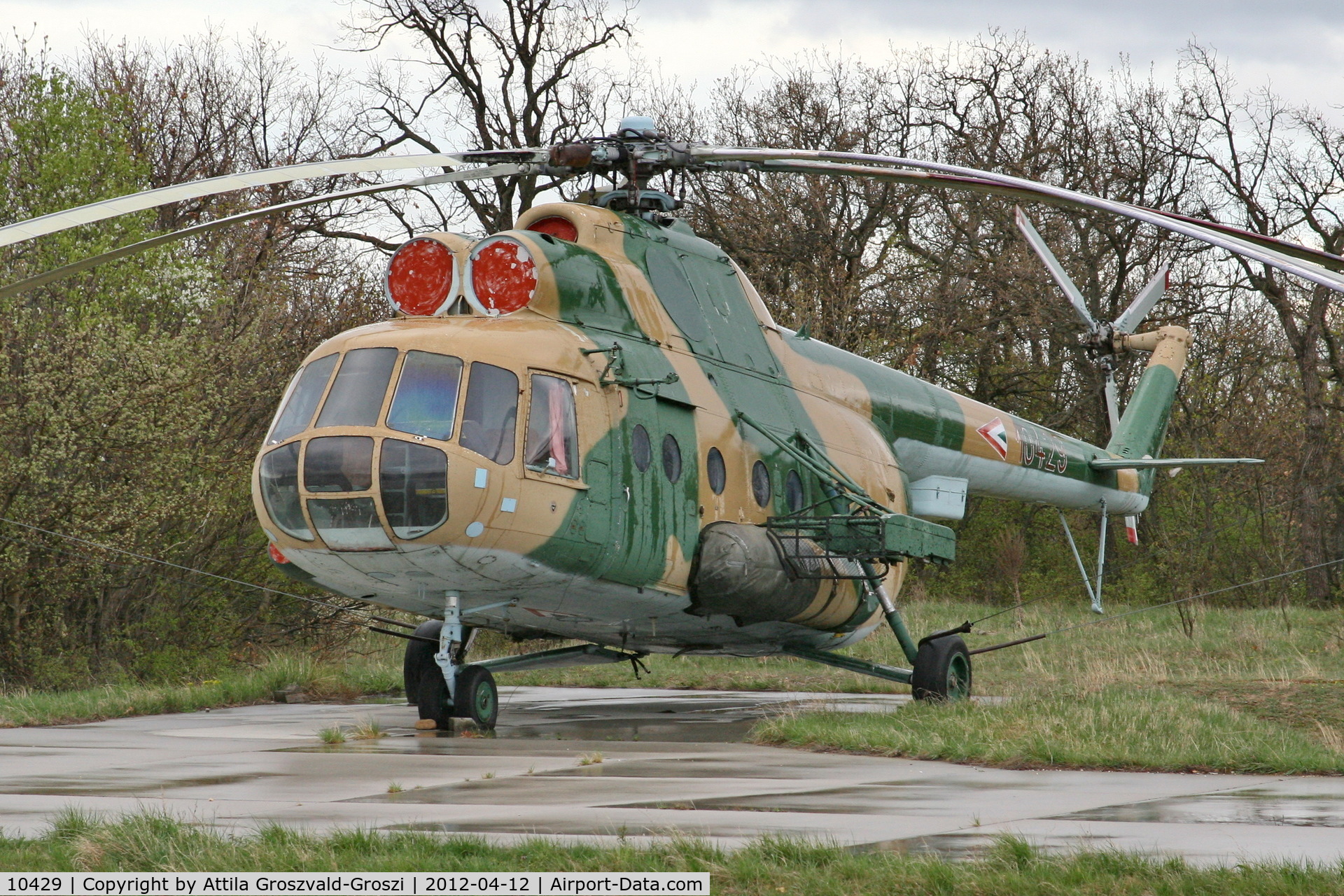 10429, 1972 Mil Mi-8T Hip C/N 10429, Veszprém-Gyulafirátót - On the training range of the Hungarian Armed Forces, Hungary