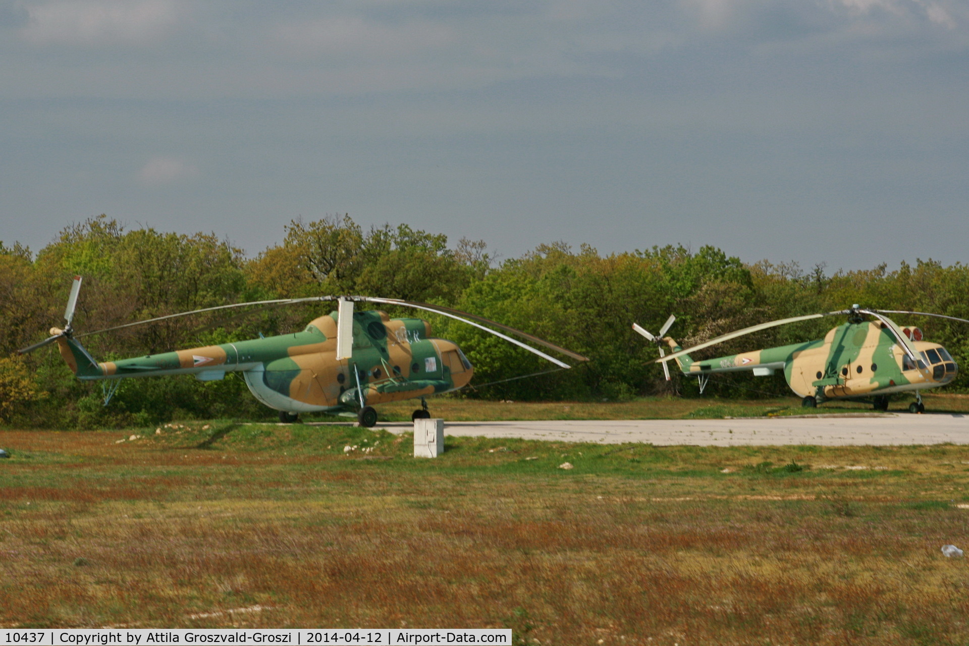 10437, 1973 Mil Mi-8T Hip C/N 10437, Veszprém-Gyulafirátót - On the training range of the Hungarian Armed Forces, Hungary