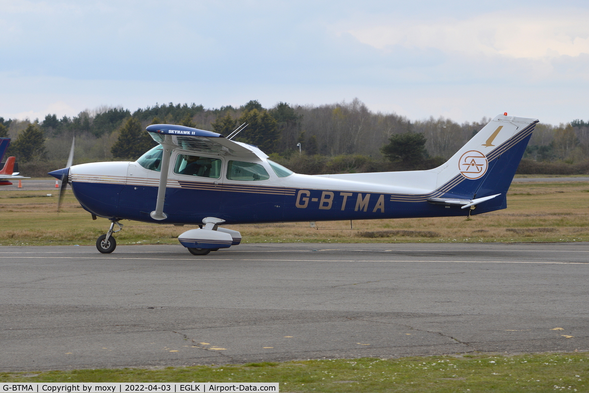 G-BTMA, 1980 Cessna 172N C/N 172-73711, Cessna 172N Skyhawk II at Blackbushe. Ex N5136J