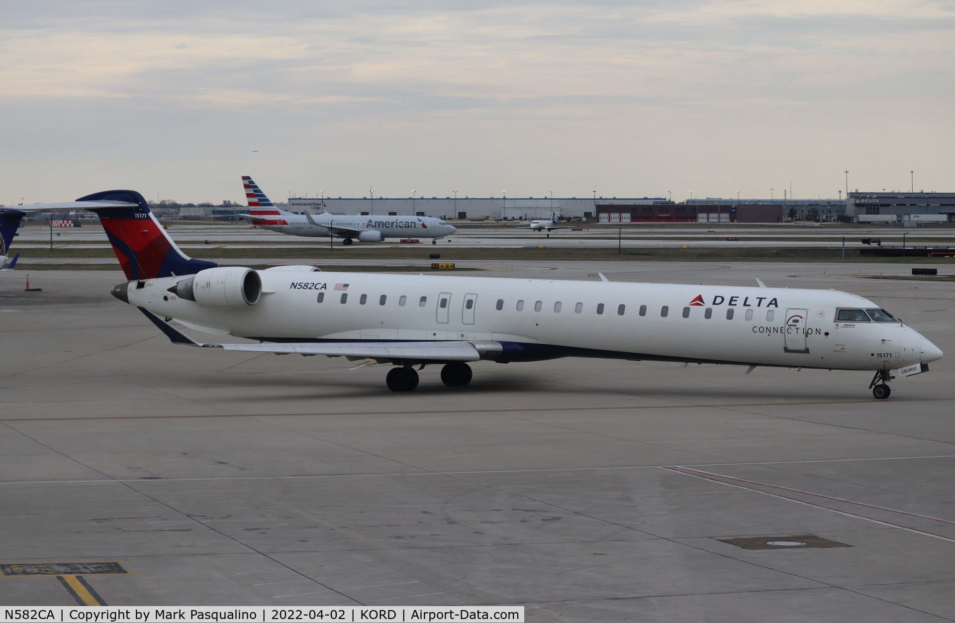 N582CA, 2008 Bombardier CRJ-900ER (CL-600-2D24) C/N 15171, CL-600-2D24