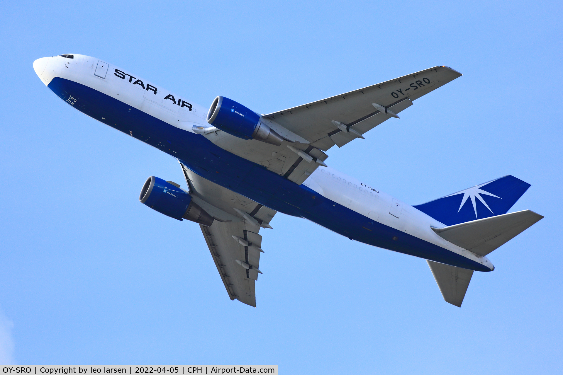 OY-SRO, 1994 Boeing 767-25E(BDSF) C/N 27194, Copenhagen 5.4.2022