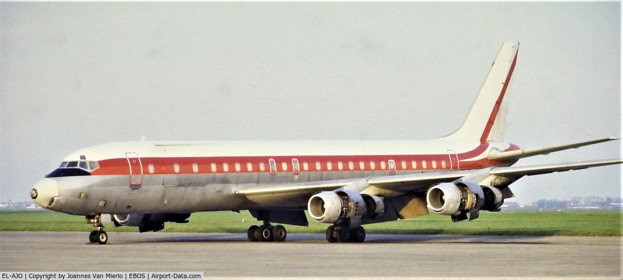 EL-AJO, 1964 Douglas DC-8-55(F) C/N 45683, Slide scan