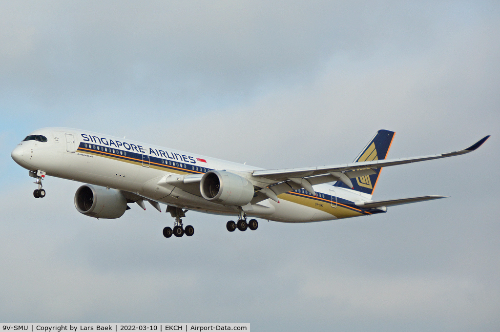 9V-SMU, 2017 Airbus A350-941 C/N 186, Singapore Airlines