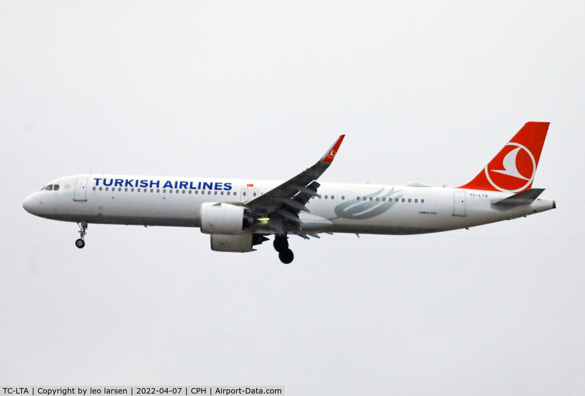 TC-LTA, 2020 Airbus A321-271NX C/N 9567, Copenhagen 7.4.2022