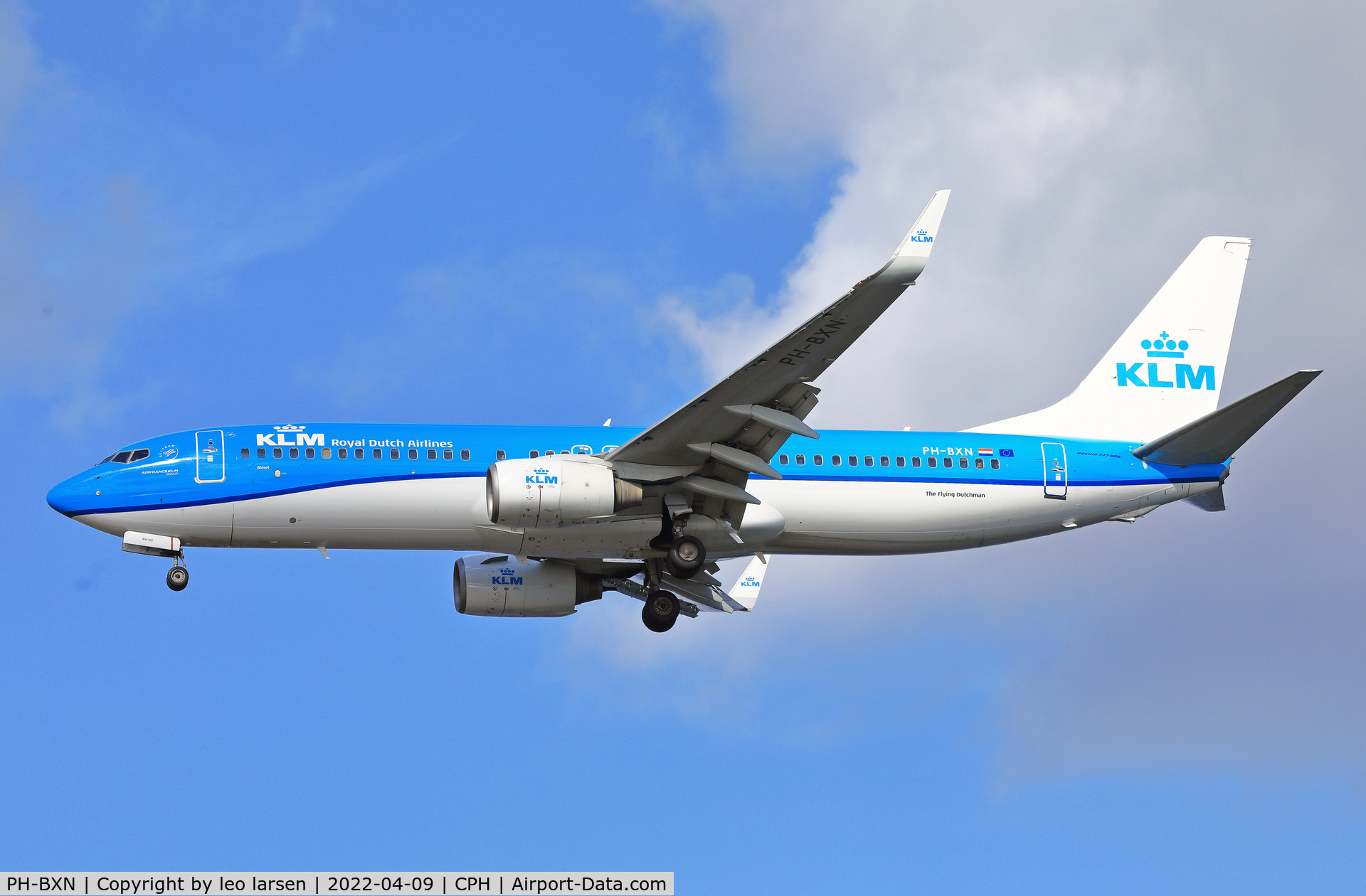PH-BXN, 2000 Boeing 737-8K2 C/N 30356, Copenhagen 9.4.2022