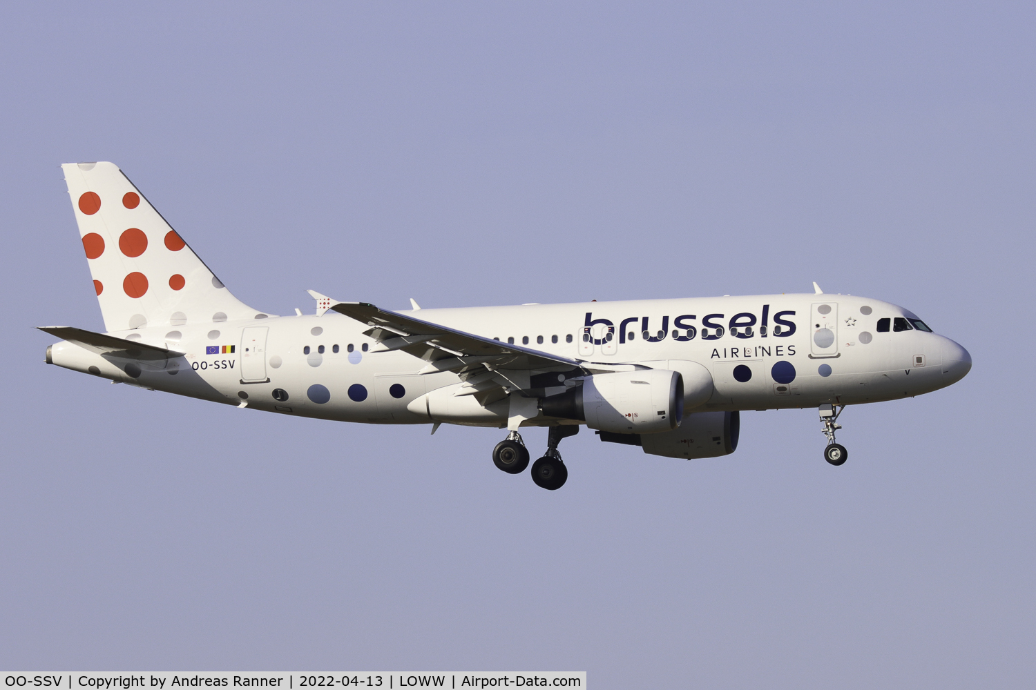 OO-SSV, 2004 Airbus A319-111 C/N 2196, Brussels Airlines A319