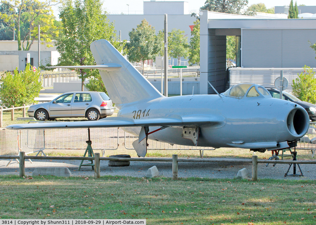 3814, Mikoyan-Gurevich MiG-15bis C/N 62384, Still preserved in Toulouse - SUPAERO School