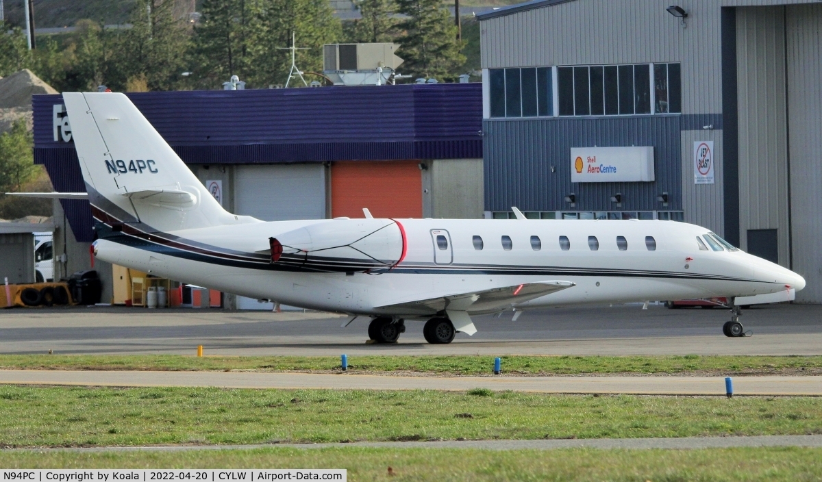 N94PC, 2008 Cessna 680 Citation Sovereign C/N 680-0221, Resting at the GAT