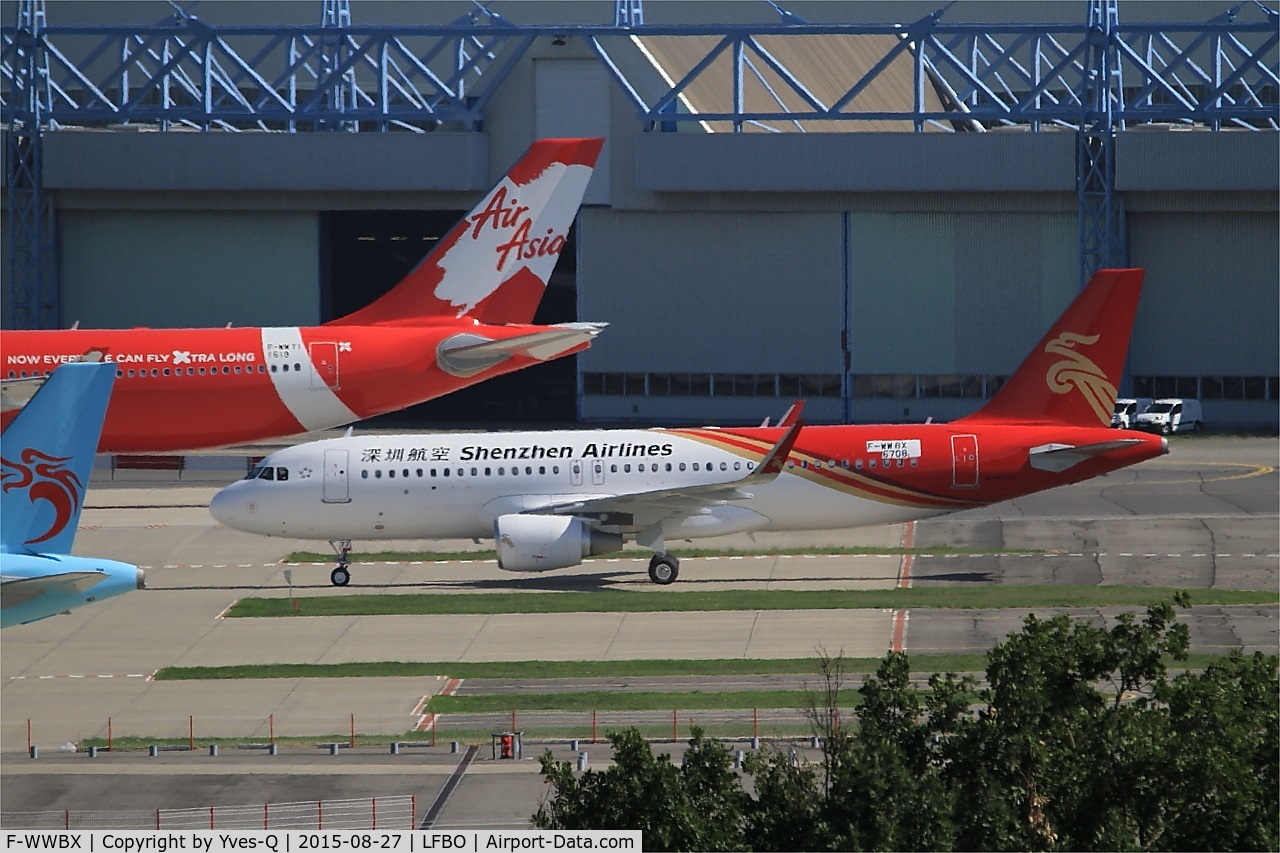 F-WWBX, 2015 Airbus A320-214 C/N 6708, Airbus A320-214, Airbus delivery center, Toulouse-Blagnac airport (LFBO-TLS)