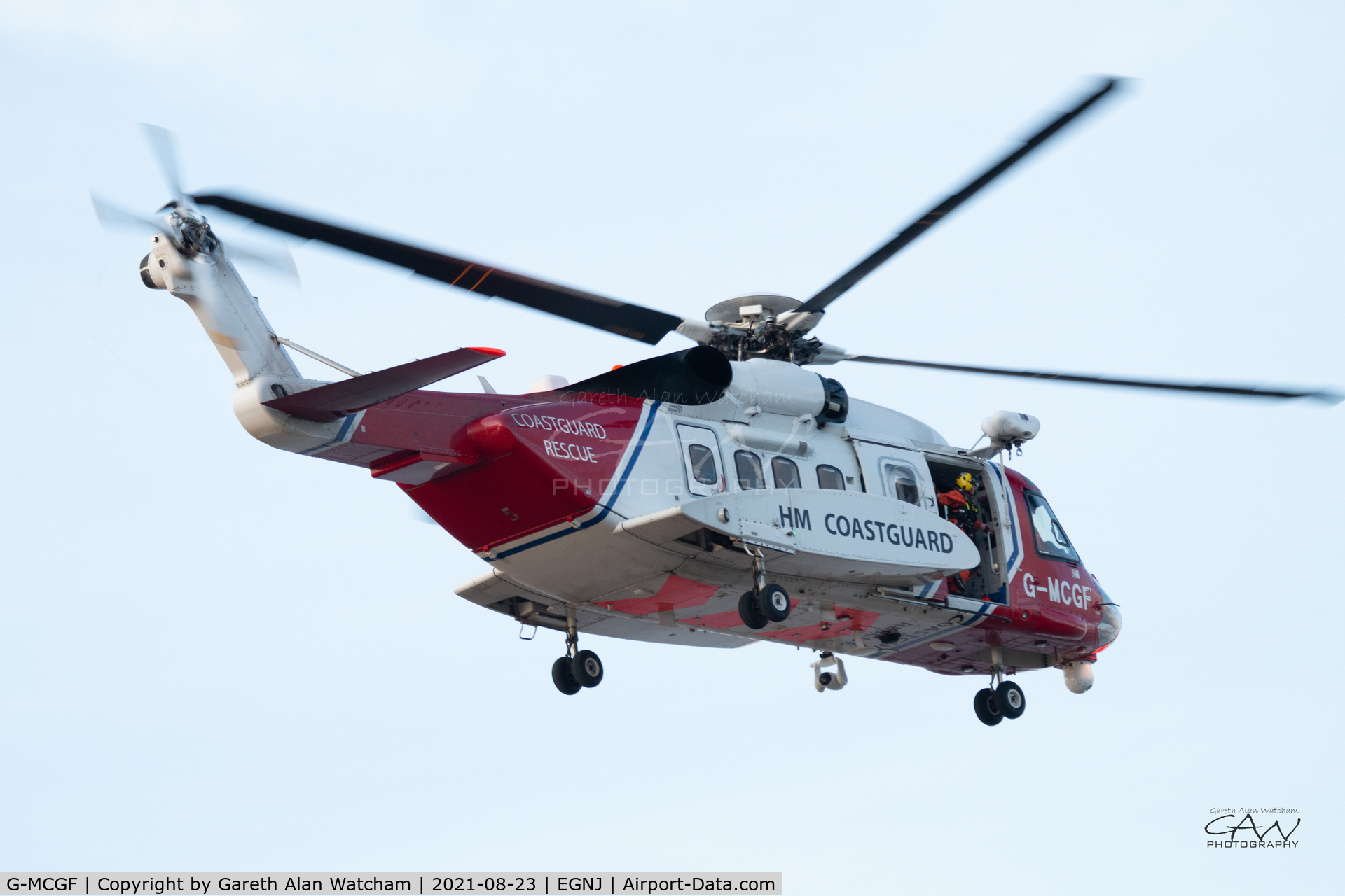 G-MCGF, 2013 Sikorsky S-92A C/N 920222, G-MCGF Temp operating as Rescue 912 out of Humberside