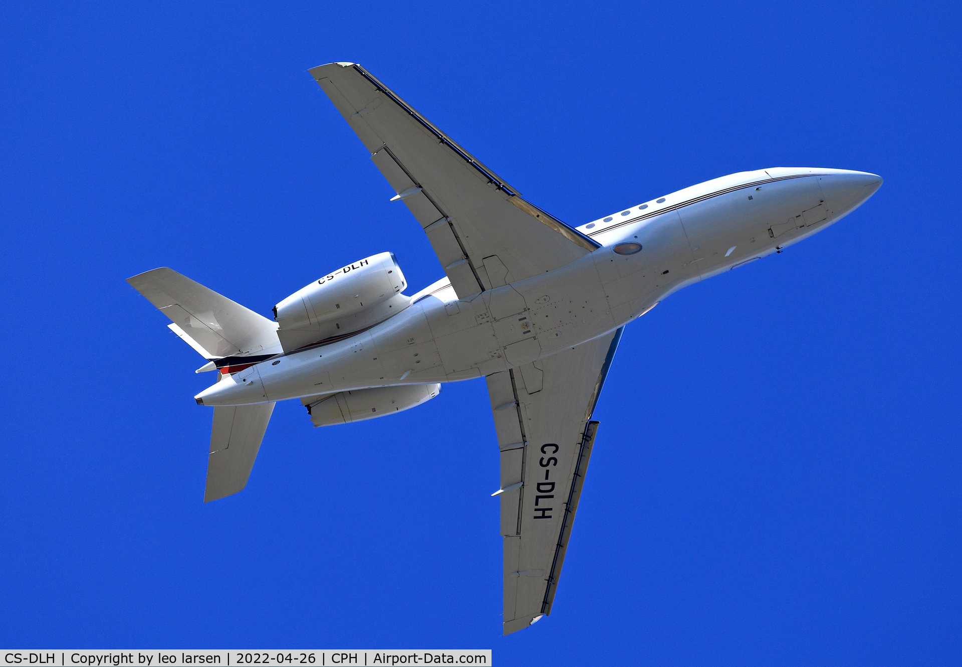CS-DLH, 2007 Dassault Falcon 2000EX C/N 149, Copenhagen 26.4.2022