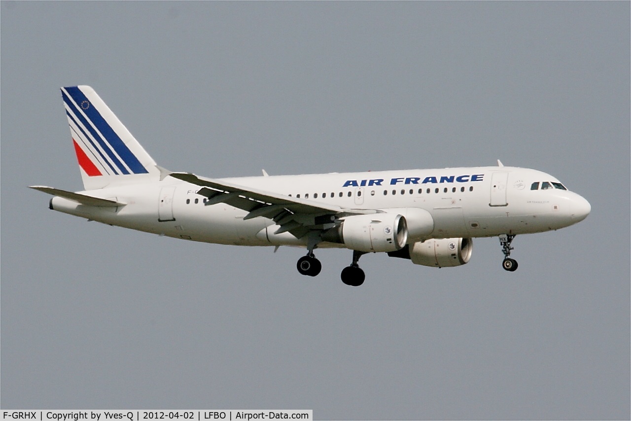 F-GRHX, 2001 Airbus A319-111 C/N 1524, Airbus A319-111, On final rwy 14L, Toulouse Blagnac Airport (LFBO-TLS)