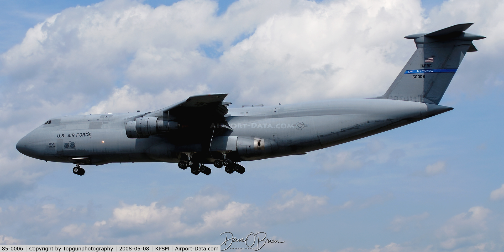 85-0006, 1985 Lockheed C-5B Galaxy C/N 500-0092, RODD21 short approach