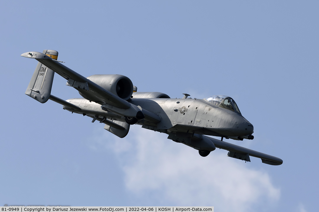 81-0949, 1981 Fairchild Republic A-10C Thunderbolt II C/N A10-0644, A-10C Thunderbolt II 81-0949 DM from 354th FS 