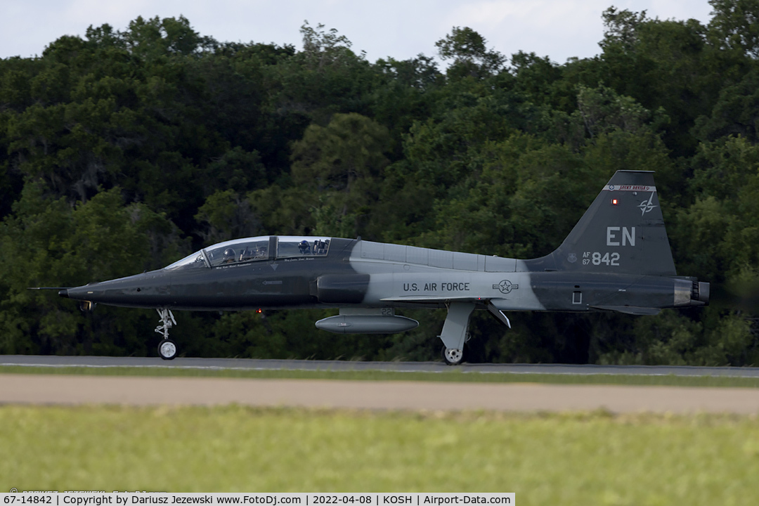 67-14842, 1967 Northrop T-38C Talon C/N T.6038, T-38C Talon 67-14842 EN from 88th FTS 