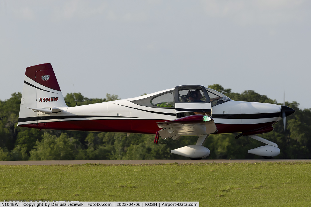 N104EW, 1975 Fokker F.28-1000C Fellowship C/N 11099, Vans RV-10  C/N 40128, N104EW