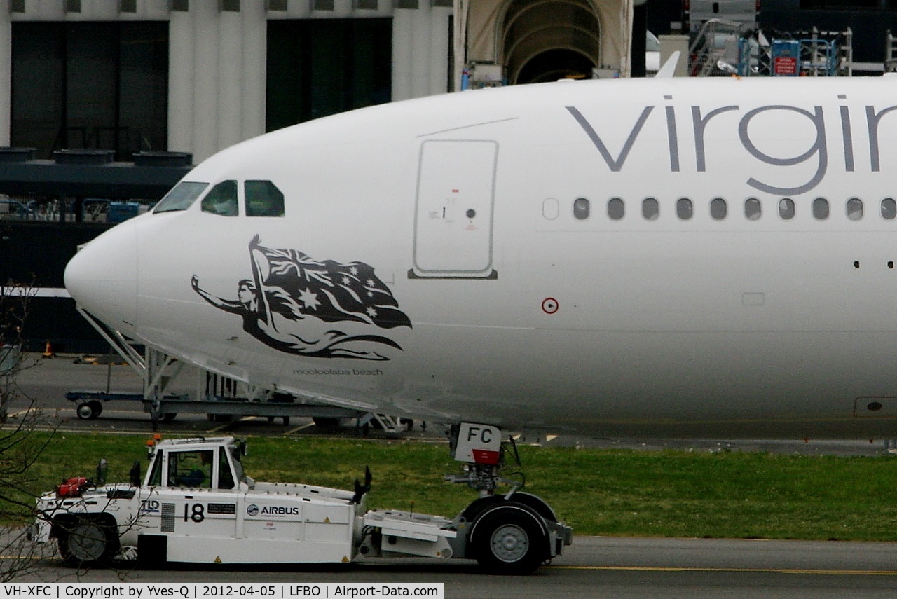 VH-XFC, 2012 Airbus A330-243 C/N 1293, Airbus A330-243, Taxiing, Toulouse Blagnac Airport (LFBO-TLS)
