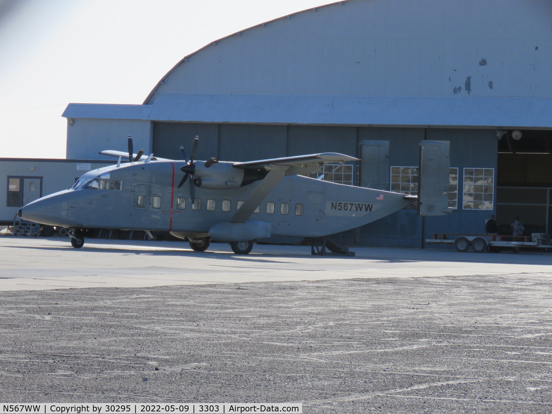 N567WW, 1992 Short C-23B Sherpa C/N SH.3211, Parked
